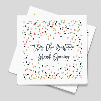 Upscake your next event with branded napkins.