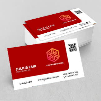 Business cards with many options to customize.