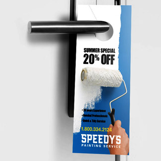 Door Hangers for Outdoor Marketing.