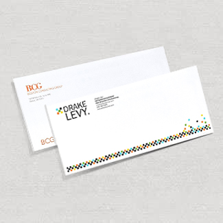 Business envelopes with windowed and full color options.