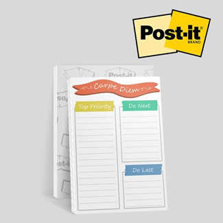 Custom Post-it Notes with free image uploads and multiple sizes.