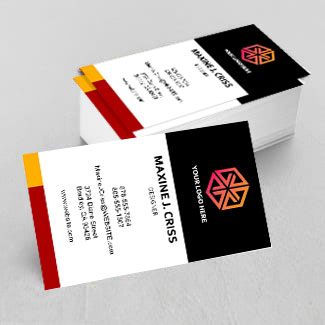 Business cards with many options to customize.