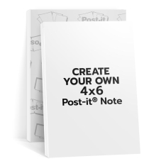 Large create your own post-it note 4x6.
