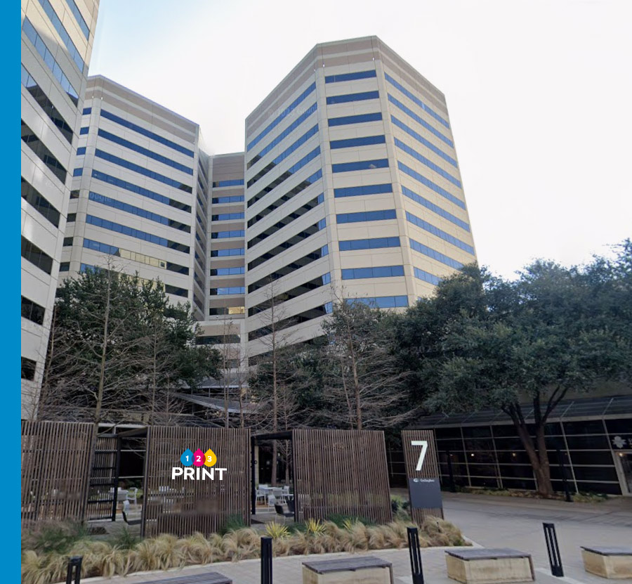 123Print's business office in Dallas