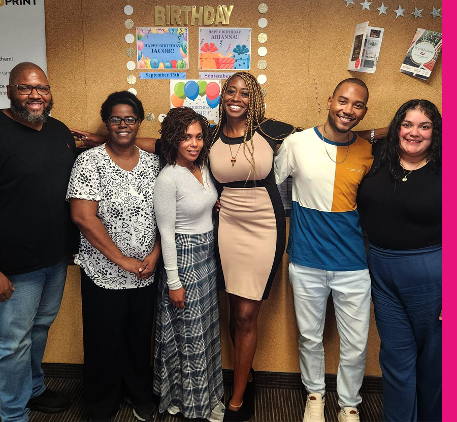 group of 123Print's team members