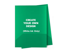 Translucent Green Poly Folders for all your organizational needs