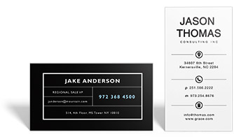 Magnetic Business Card by 123Print