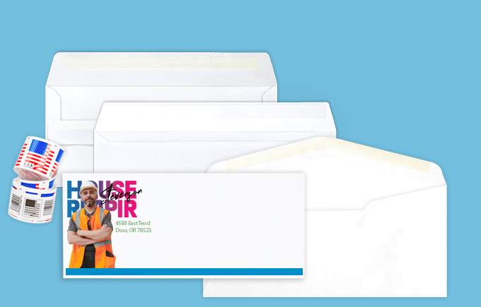 Custom business envelopes.