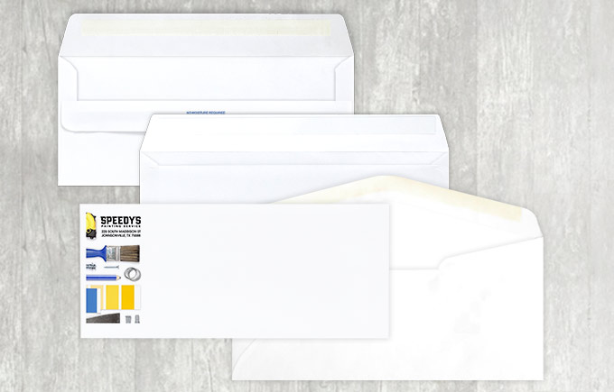Custom business envelopes.