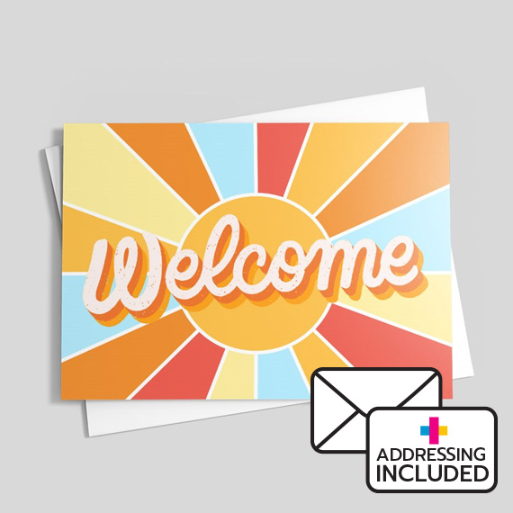 Business Welcome Cards to make a great first impression