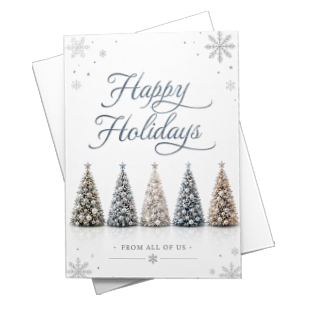 Image of a happy holidays card