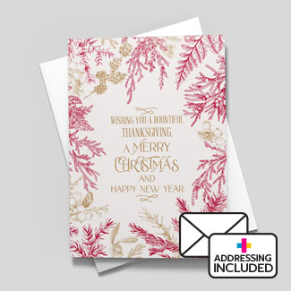 Send festive greetings for multiple holidays