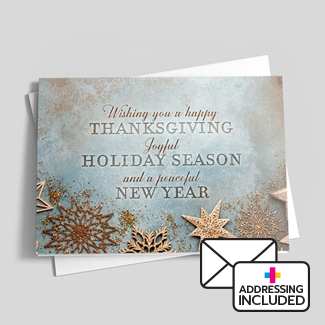 Send festive greetings for multiple holidays