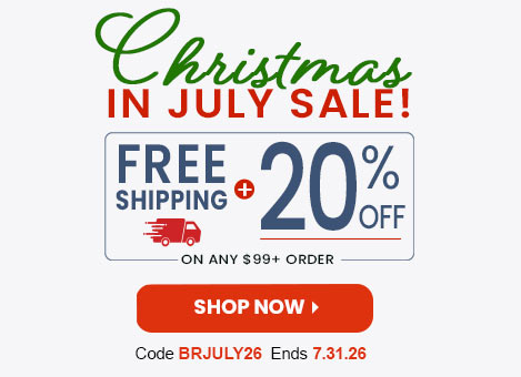 Shop Our Christmas In July Sale Now