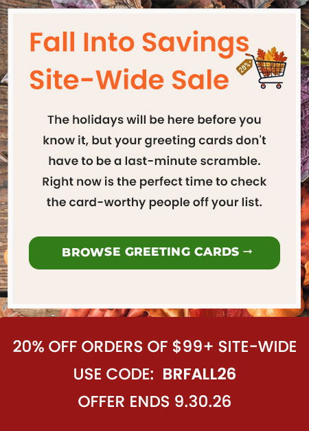 Fall Into Savings Sitewide Sale