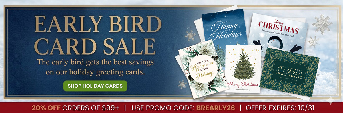 Early Bird Card Sale