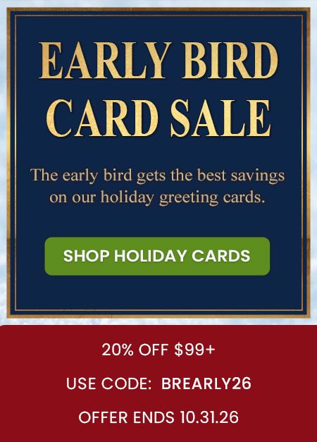 Early Bird Card Sale