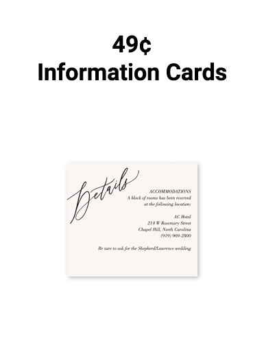 Information Cards