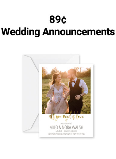 Wedding Announcements
