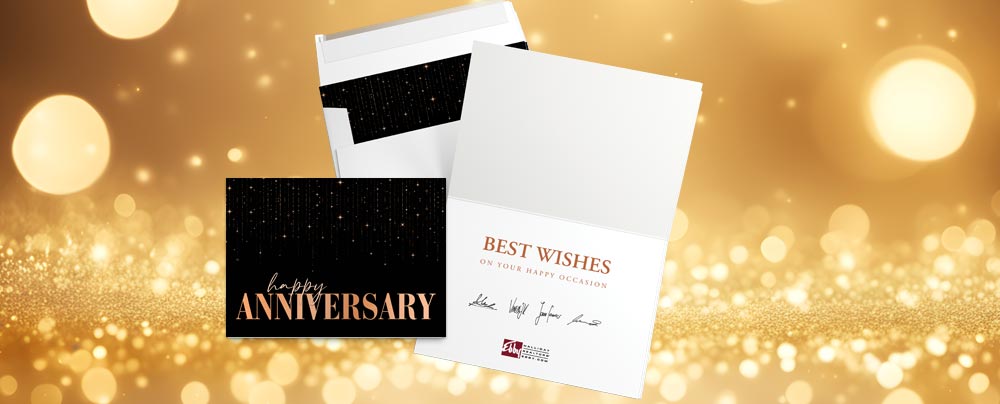 Star Trails Anniversary Card