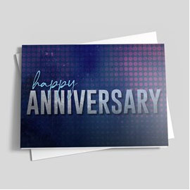 Custom anniversary cards for business.