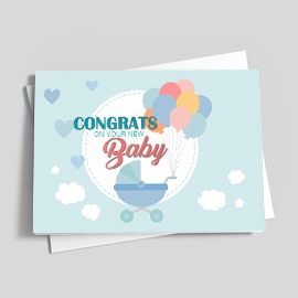Personalized baby announcements with photo uplaods.