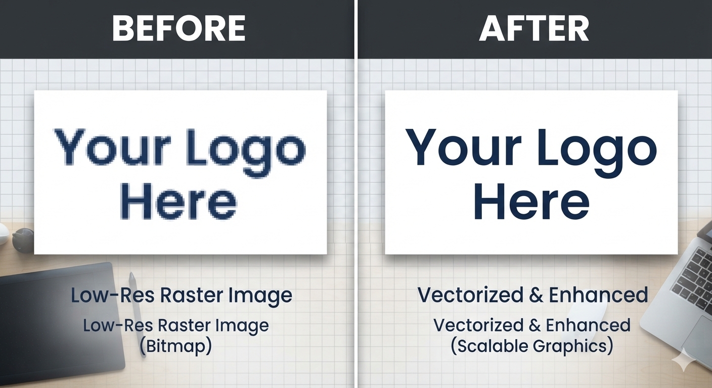Using AI to improve image resolution for business holiday cards