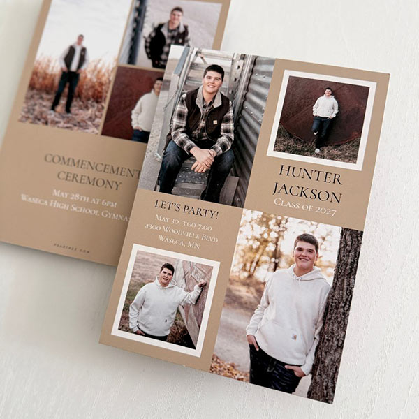 Mixed Type Graduation Announcements