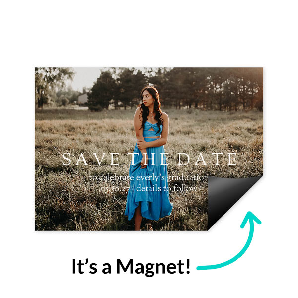 Featured Graduation Save the Date Magnet: Senior Era