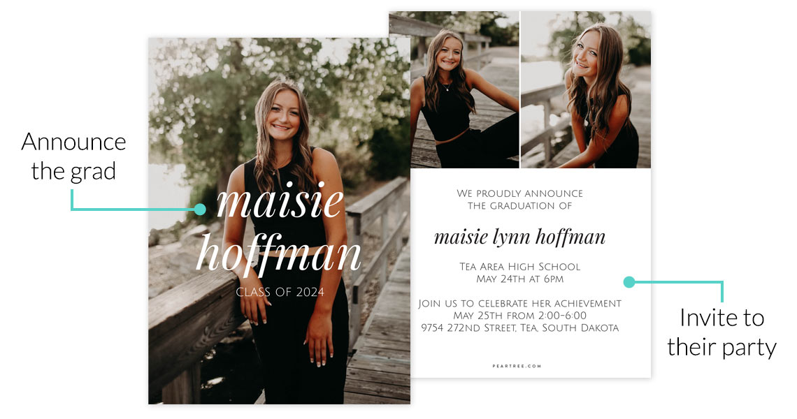 Difference Between Graduation Announcements and Invitations Image 1