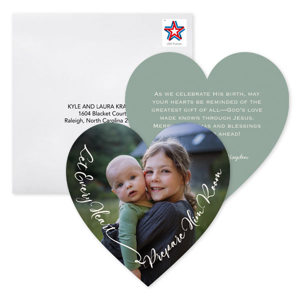 Let Every Heart Christmas Card