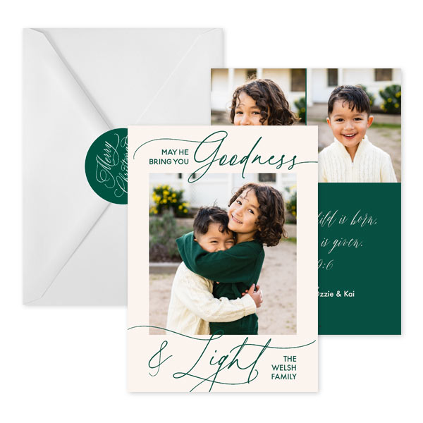 Goodness and Light Christmas Card