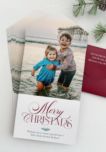 Seal and send Christmas cards