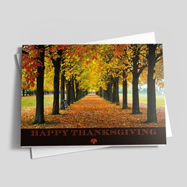 Leafy Path Thanksgiving
