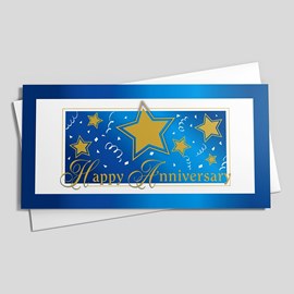 Gold Star Anniversary Card