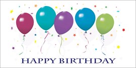 Happy Birthday Balloons Card