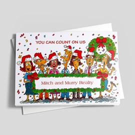 Count on us Holiday Card