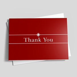 Bold Red Value Card