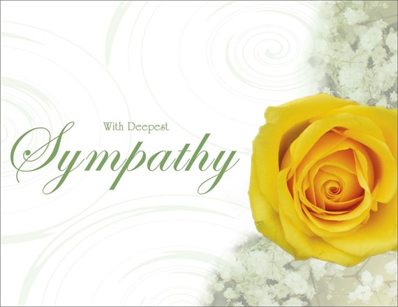Yellow Rose Sympathy