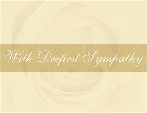 Soft Rose Sympathy Card
