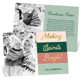 Bright Spirits - Christmas Card