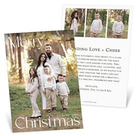 Split Text - Christmas Card
