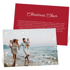 Glowing Holiday - Christmas Card