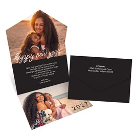 Scrawling Script - Seal & Send New Year Card