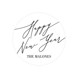 Scripted New Year - Envelope Seal