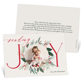 Sending Joy - Christmas Card