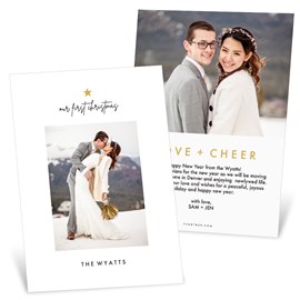 Our First Christmas - Christmas Card