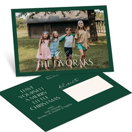 Signed with Love - Christmas Postcard