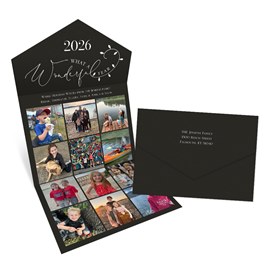 Wonderful Year - Seal & Send Christmas Card