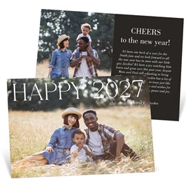 Block Year - New Year Card